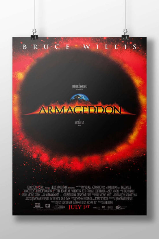 Armageddon (movie) Armageddon - Cosmic Survival Pop Art Poster