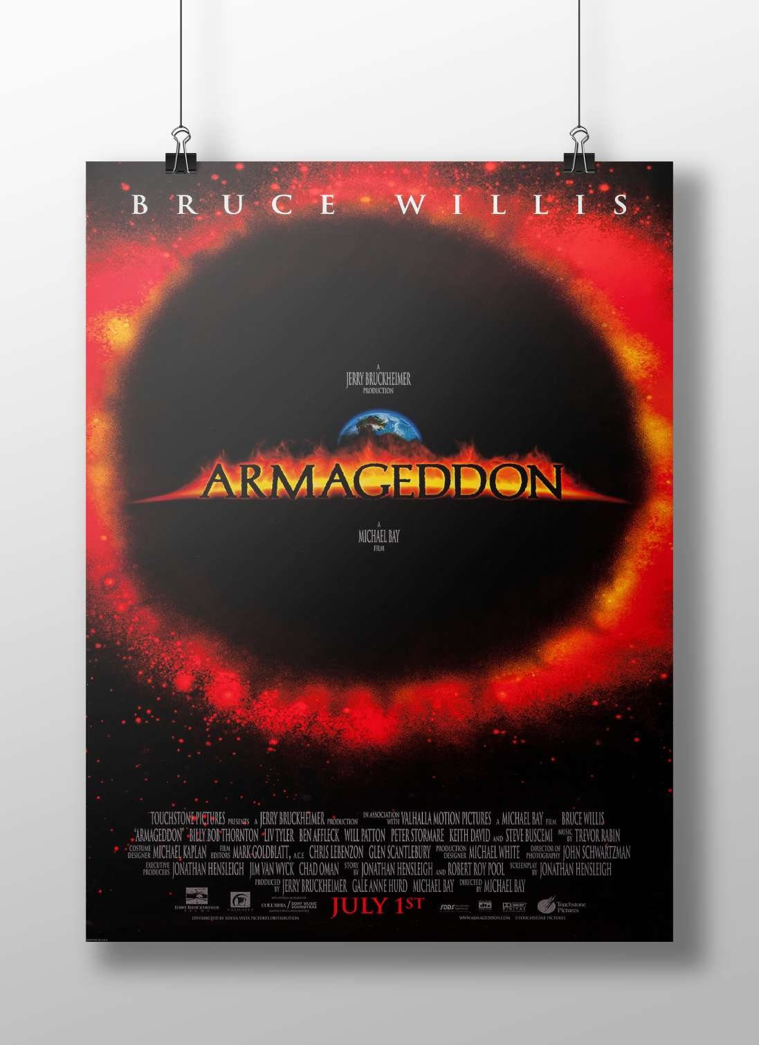 Armageddon (movie) Armageddon - Cosmic Survival Pop Art Poster