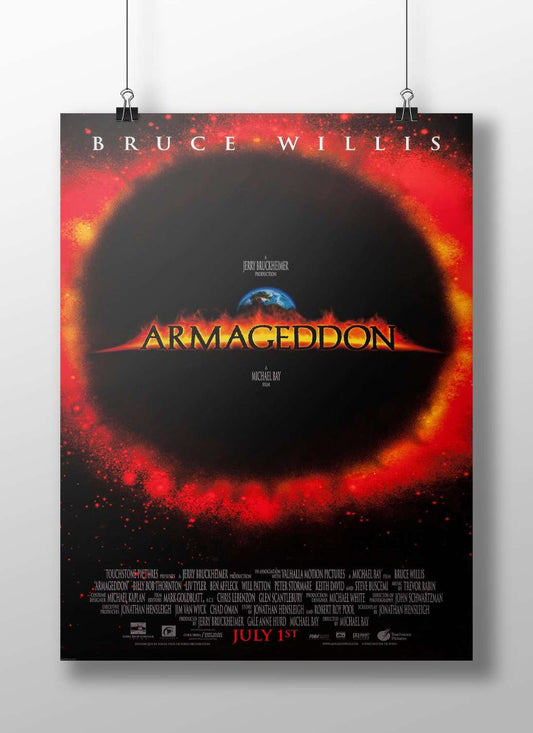 Armageddon (movie) Armageddon - Cosmic Survival Pop Art Poster