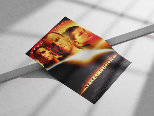 The movie "Armageddon" (confirmed by the title and actor names like Bruce Willis in the