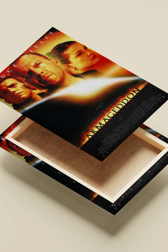The movie "Armageddon" (confirmed by the title and actor names like Bruce Willis in the
