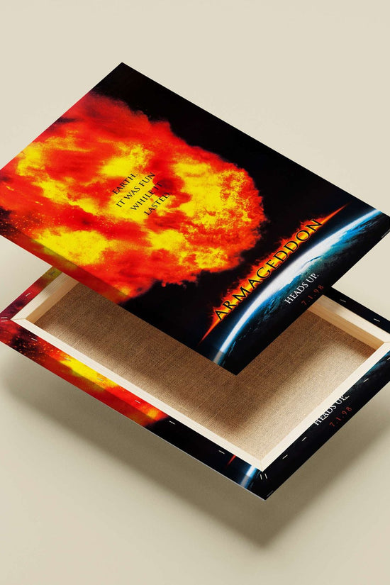 Armageddon (1998 film by Touchstone Pictures) Armageddon - Dystopian Pop Art Poster