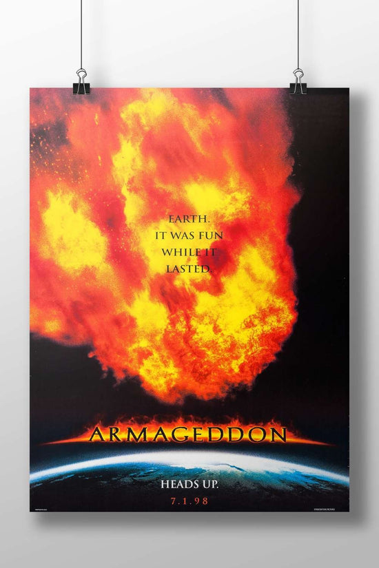 Armageddon (1998 film by Touchstone Pictures) Armageddon - Dystopian Pop Art Poster