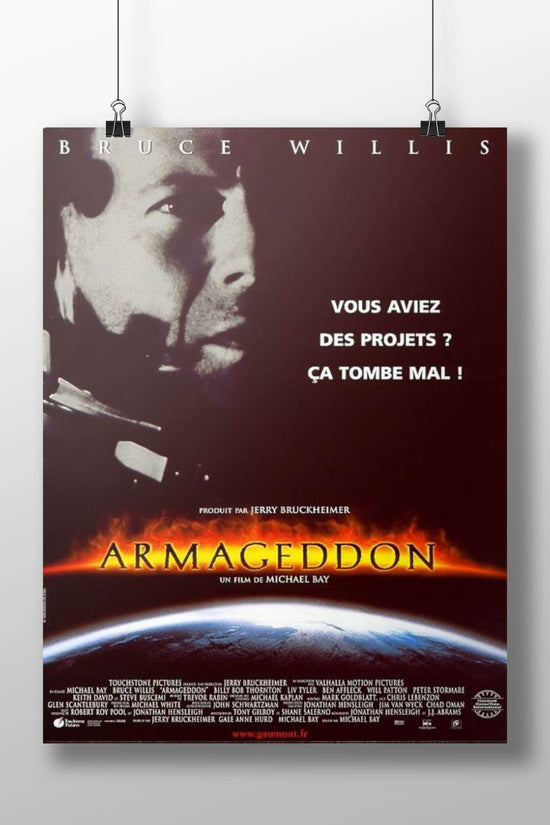 Armageddon (the 1998 science fiction film directed by Michael Bay) Armageddon - Doomsday Drama Poster