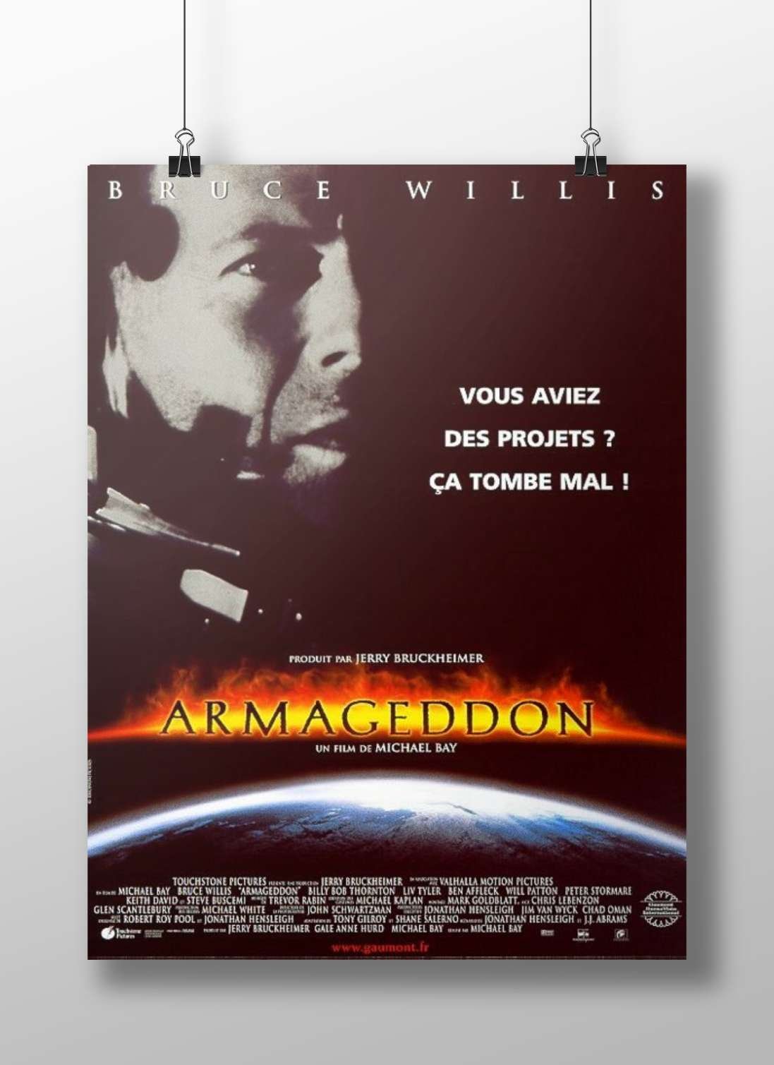 Armageddon (the 1998 science fiction film directed by Michael Bay) Armageddon - Doomsday Drama Poster