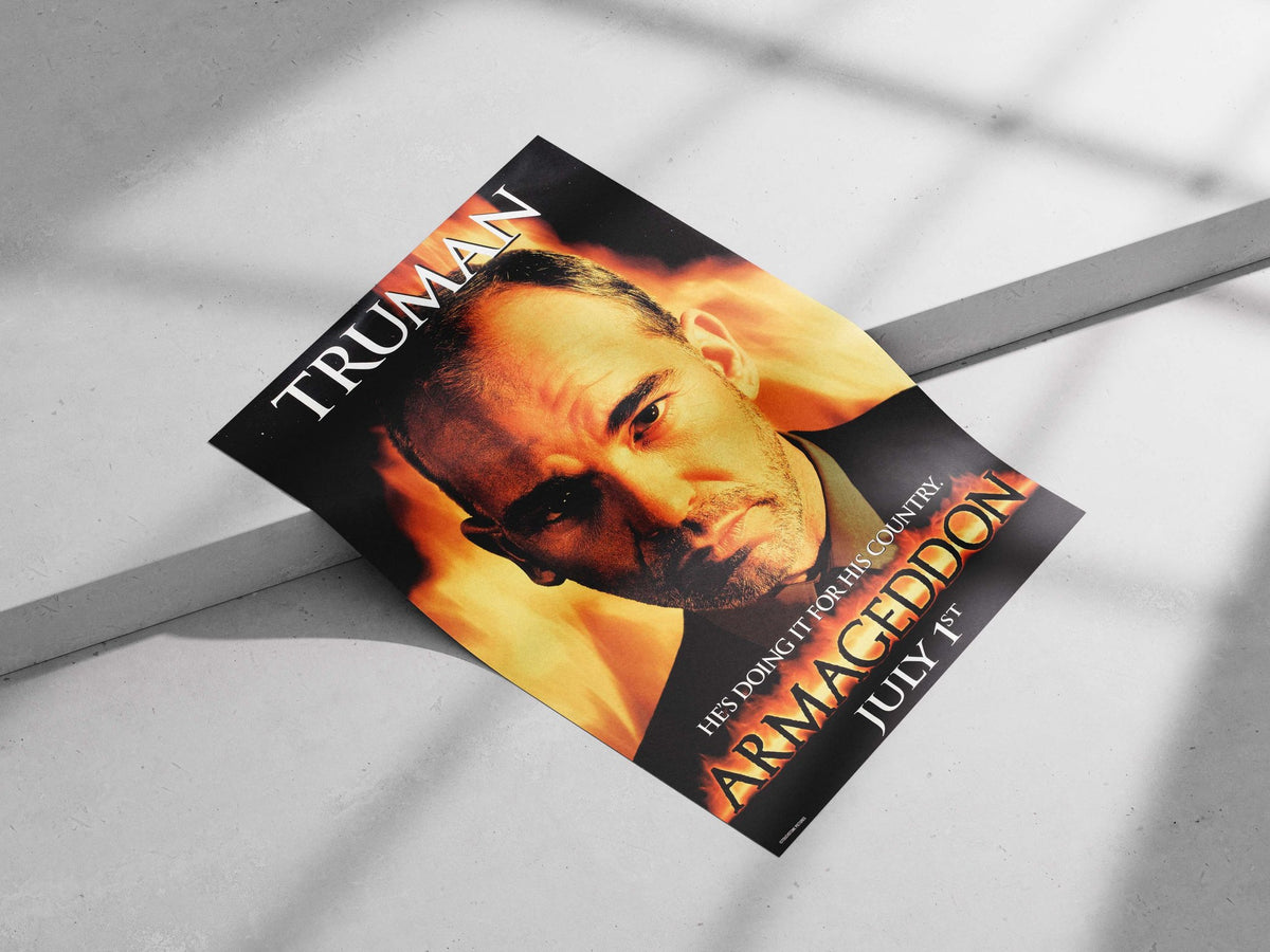Armageddon (movie franchise) Armageddon - Apocalyptic Pop Art Poster