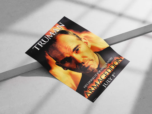 Armageddon (movie franchise) Armageddon - Apocalyptic Pop Art Poster