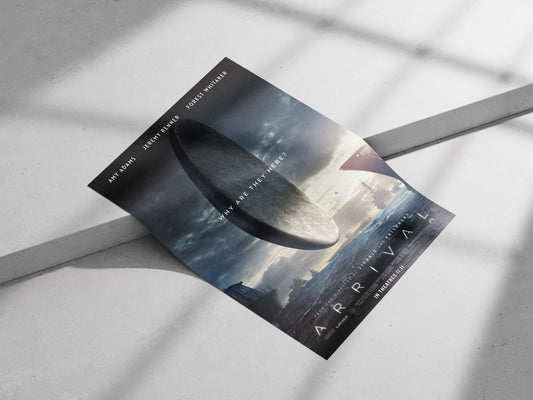 Arrival (the movie, identified by the OCR text’s "ARRIVAL" despite errors) Arrival - Intense Sci-Fi