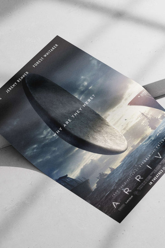 Arrival (the movie, identified by the OCR text’s "ARRIVAL" despite errors) Arrival - Intense Sci-Fi