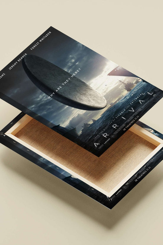 Arrival (the movie, identified by the OCR text’s "ARRIVAL" despite errors) Arrival - Intense Sci-Fi