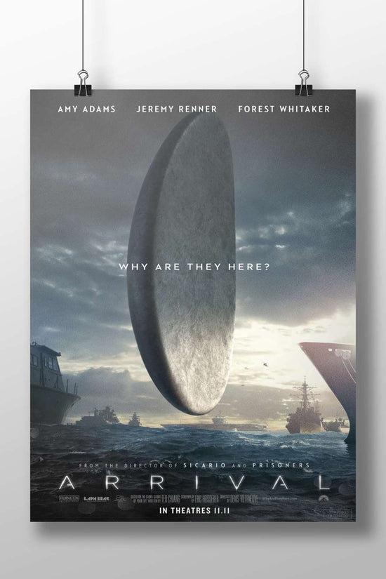 Arrival (the movie, identified by the OCR text’s "ARRIVAL" despite errors) Arrival - Intense Sci-Fi