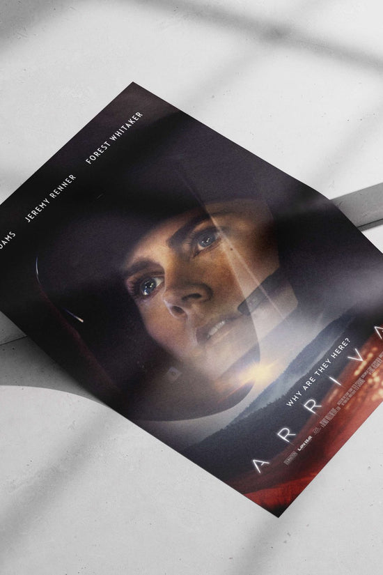 Arrival (the film) Interstellar Arrival - Sci-Fi Epic Poster