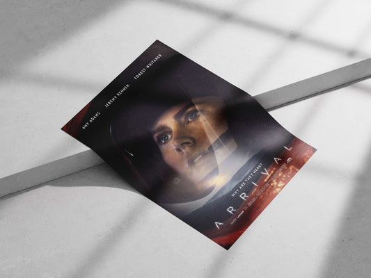Arrival (the film) Interstellar Arrival - Sci-Fi Epic Poster