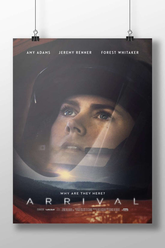 Arrival (the film) Interstellar Arrival - Sci-Fi Epic Poster