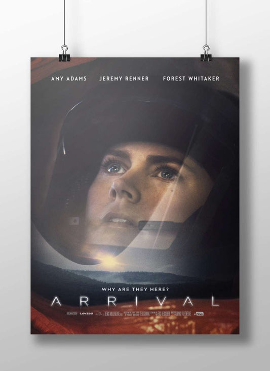 Arrival (the film) Interstellar Arrival - Sci-Fi Epic Poster
