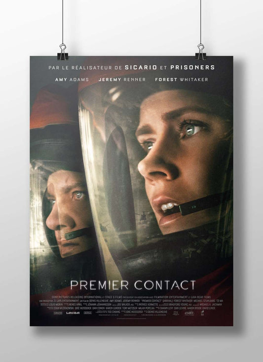 Arrival (the movie, as confirmed by "PREMIER CONTACT" (ARRIVAL) in OCR text) First Contact -