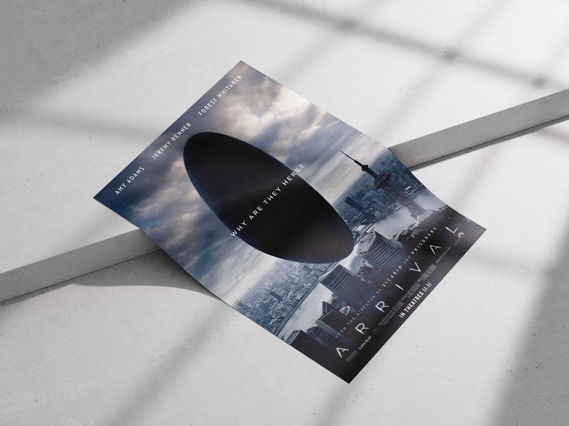 Arrival (the science fiction movie) Dr. Banks Arrival - Sci-Fi Masterpiece Poster