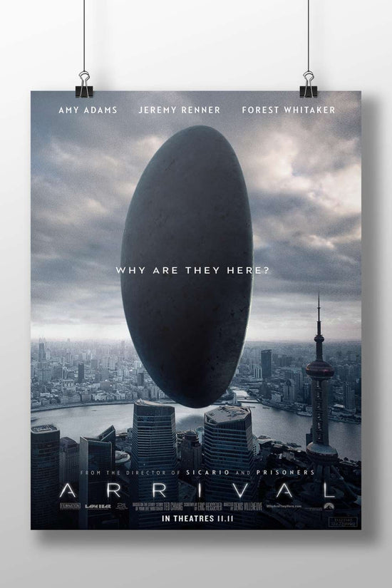 Arrival (the science fiction movie) Dr. Banks Arrival - Sci-Fi Masterpiece Poster