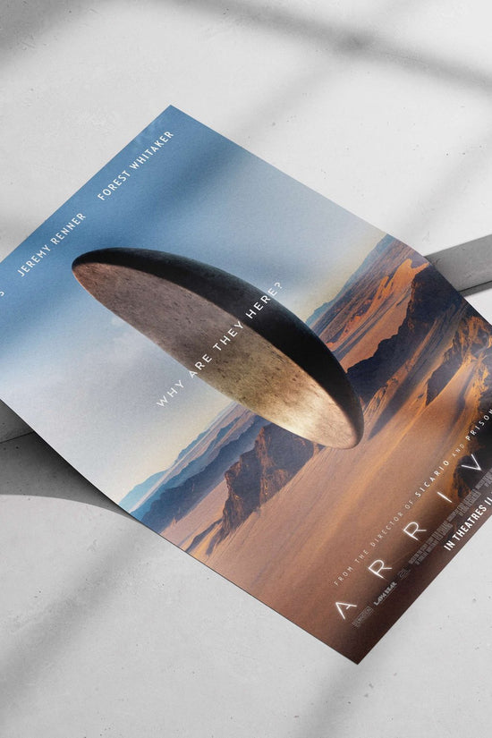Arrival (the movie, confirmed by Tesseract OCR evidence showing "ARRIVAL" and the title on the