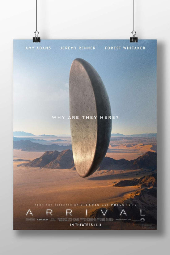 Arrival (the movie, confirmed by Tesseract OCR evidence showing "ARRIVAL" and the title on the