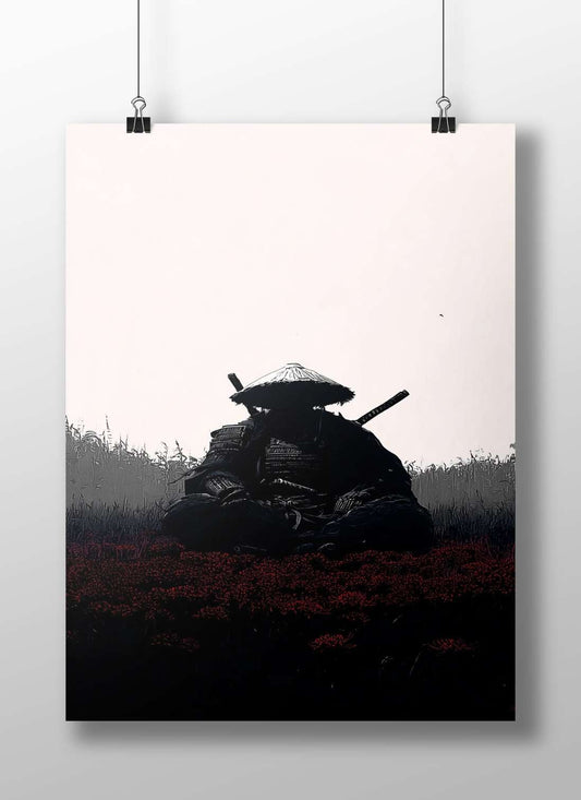 Samurai (historical Japanese armored warrior) Main Subject: Samurai (historical Japanese armored warrior) Matte BoizzBoard
