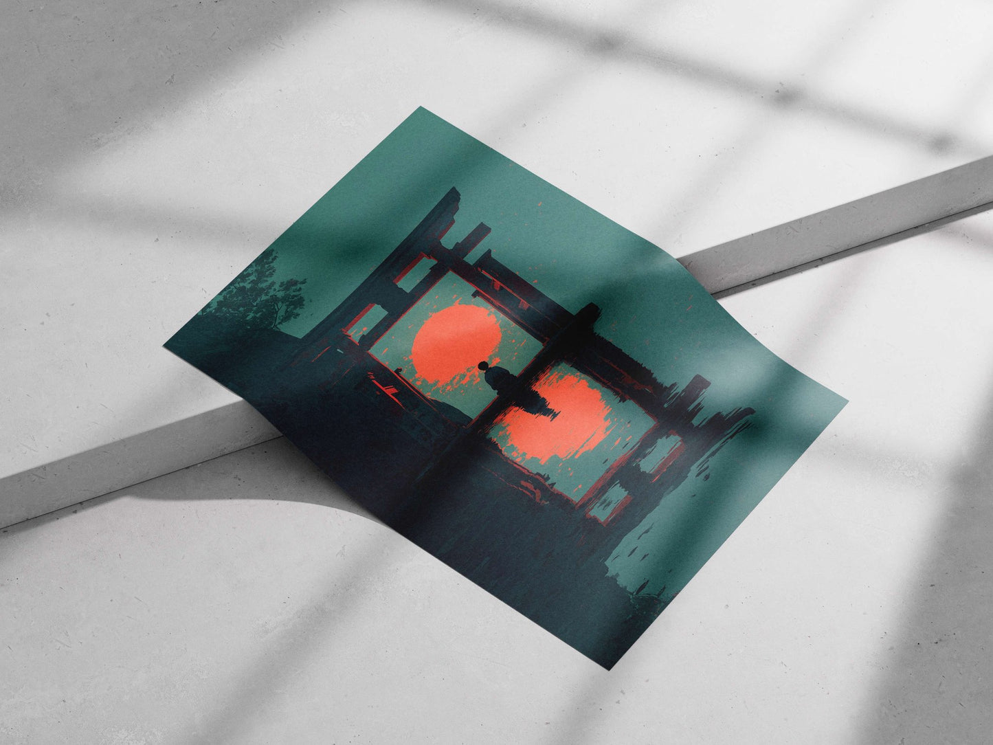 Torii Gate Main Subject: Torii Gate Matte poster print — Anime wall art India | PosterBoizz