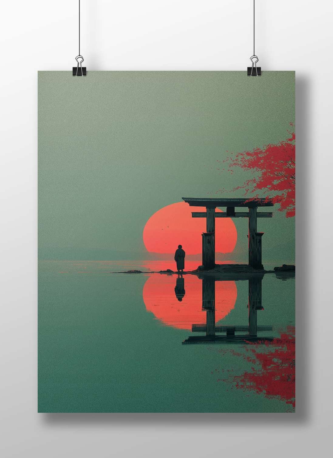 Torii Gate (Japanese Shinto shrine structure) Main Subject: Torii Gate (Japanese Shinto shrine structure) Matte BoizzBoard