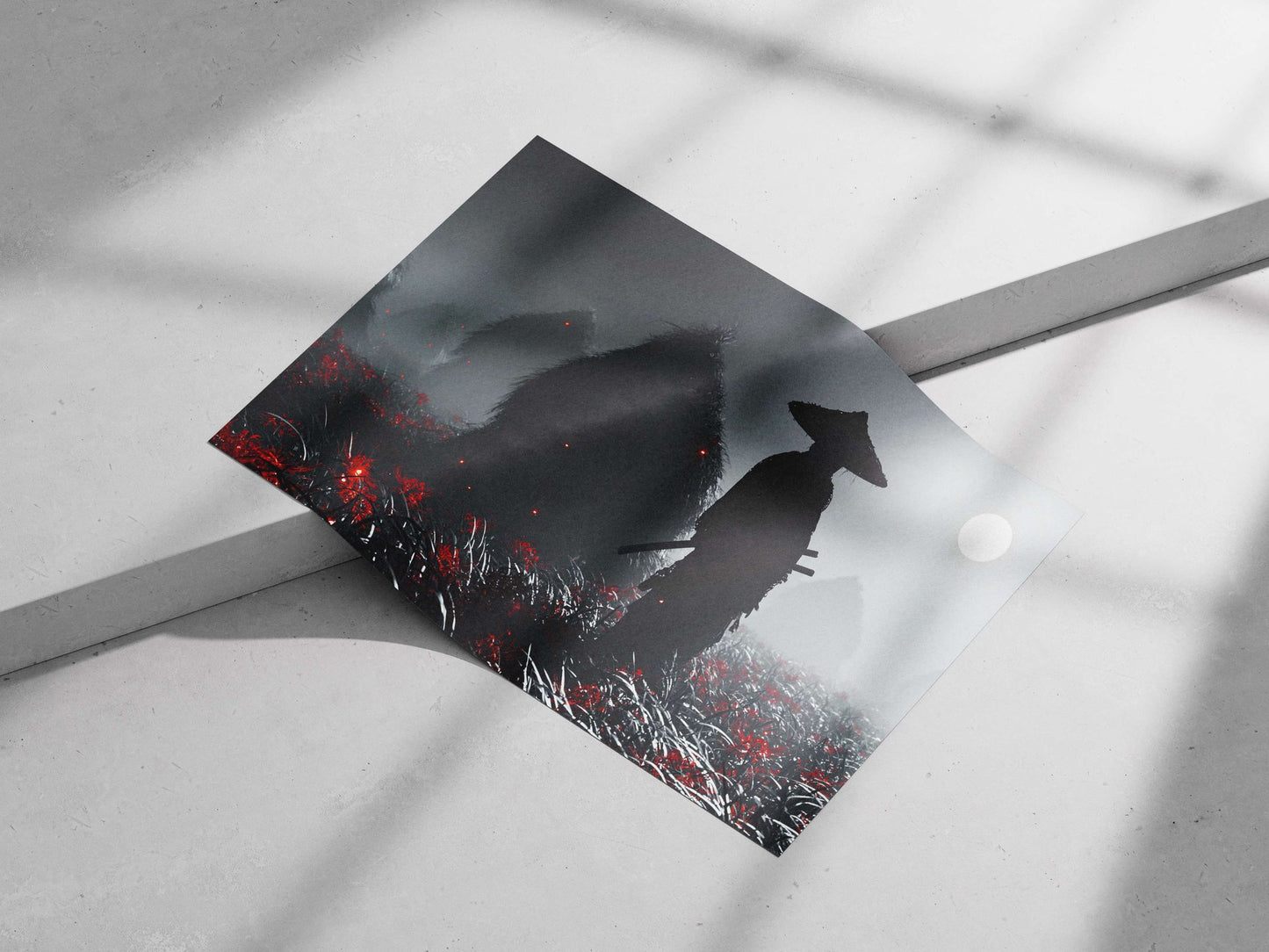 Godzilla (franchise character) Main Subject: Godzilla (franchise character) Matte poster print — Anime wall art India |