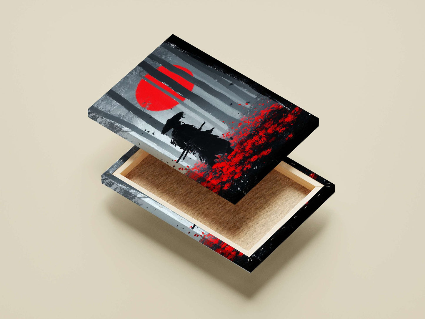 Samurai Main Subject: Samurai Canvas wall art — Anime wall art India | PosterBoizz