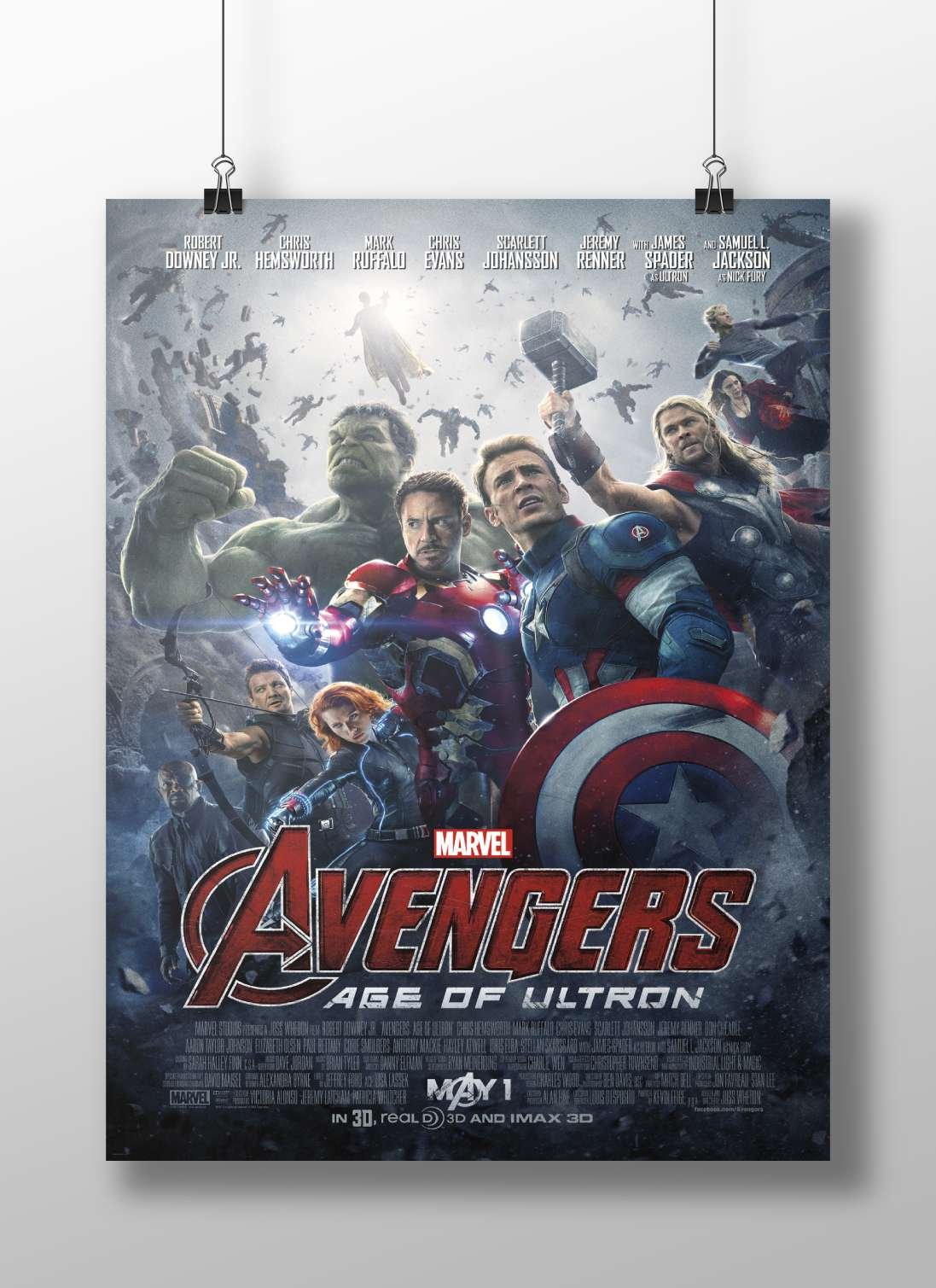 Avengers: Age of Ultron (Marvel film) Iron Man - Infinity Stone Poster