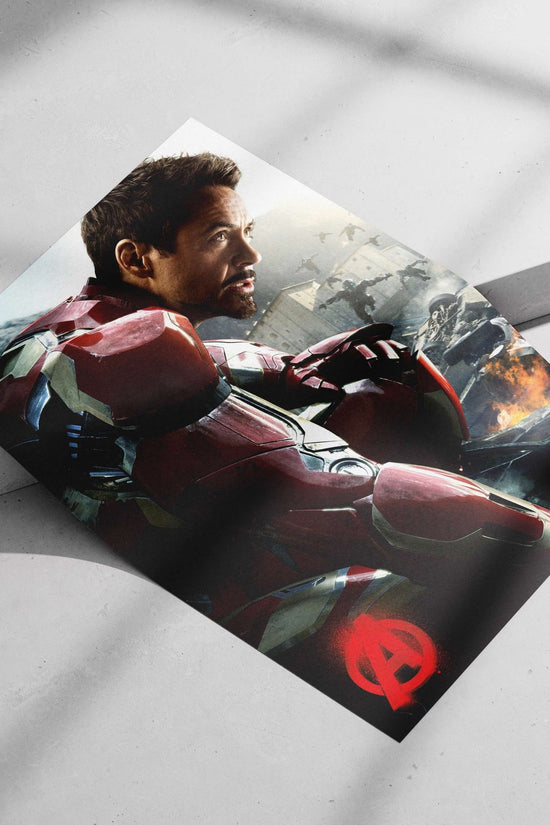 Tony Stark as Iron Man from Marvel's Avengers: Age of Ultron (confirmed by Tesseract OCR