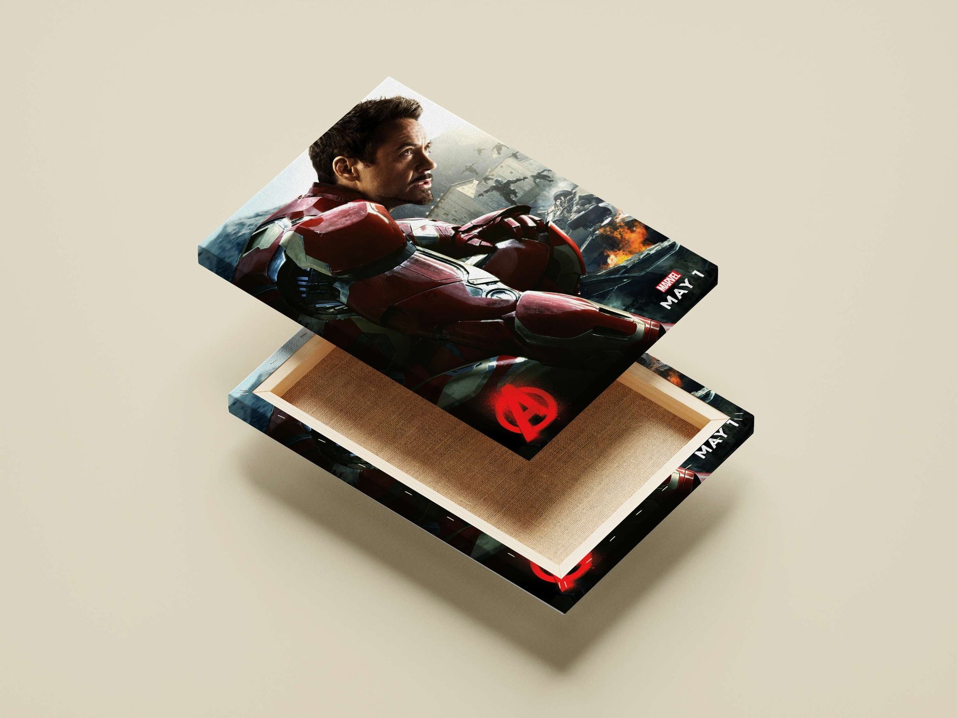 Tony Stark as Iron Man from Marvel's Avengers: Age of Ultron (confirmed by Tesseract OCR