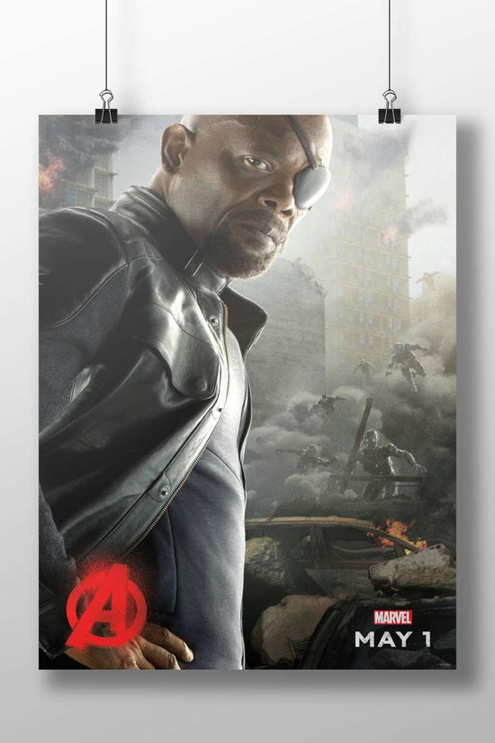 Nick Fury, Marvel's Avengers franchise. Nick Fury - Strategic Command Poster