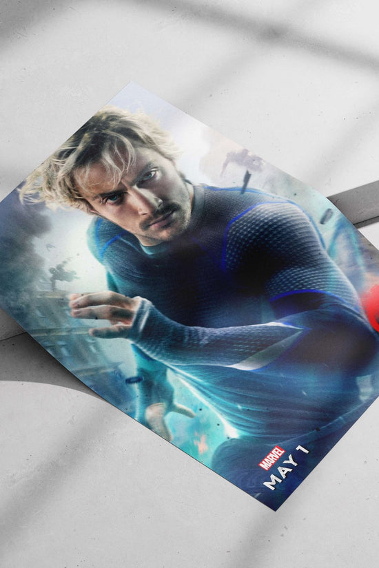 Pietro Maximoff (Quicksilver) from Marvel's Avengers franchise. Pietro Maximoff - Quicksilver Pop Art Poster