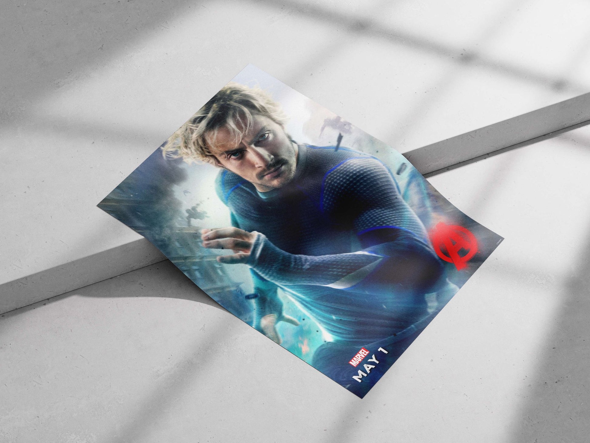Pietro Maximoff (Quicksilver) from Marvel's Avengers franchise. Pietro Maximoff - Quicksilver Pop Art Poster