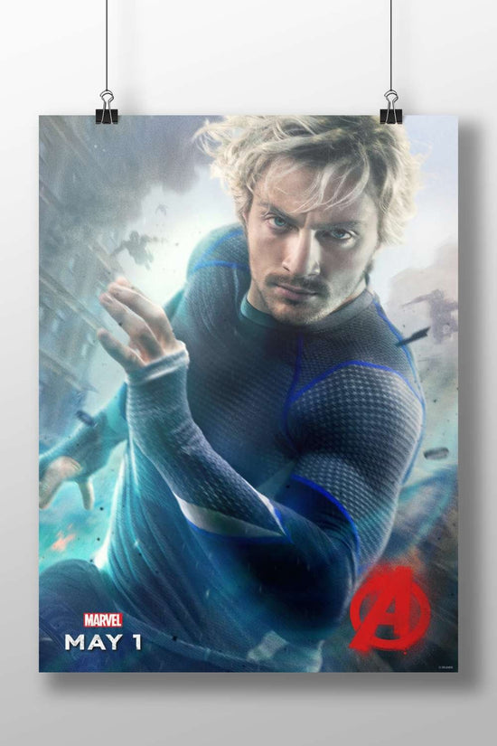 Pietro Maximoff (Quicksilver) from Marvel's Avengers franchise. Pietro Maximoff - Quicksilver Pop Art Poster