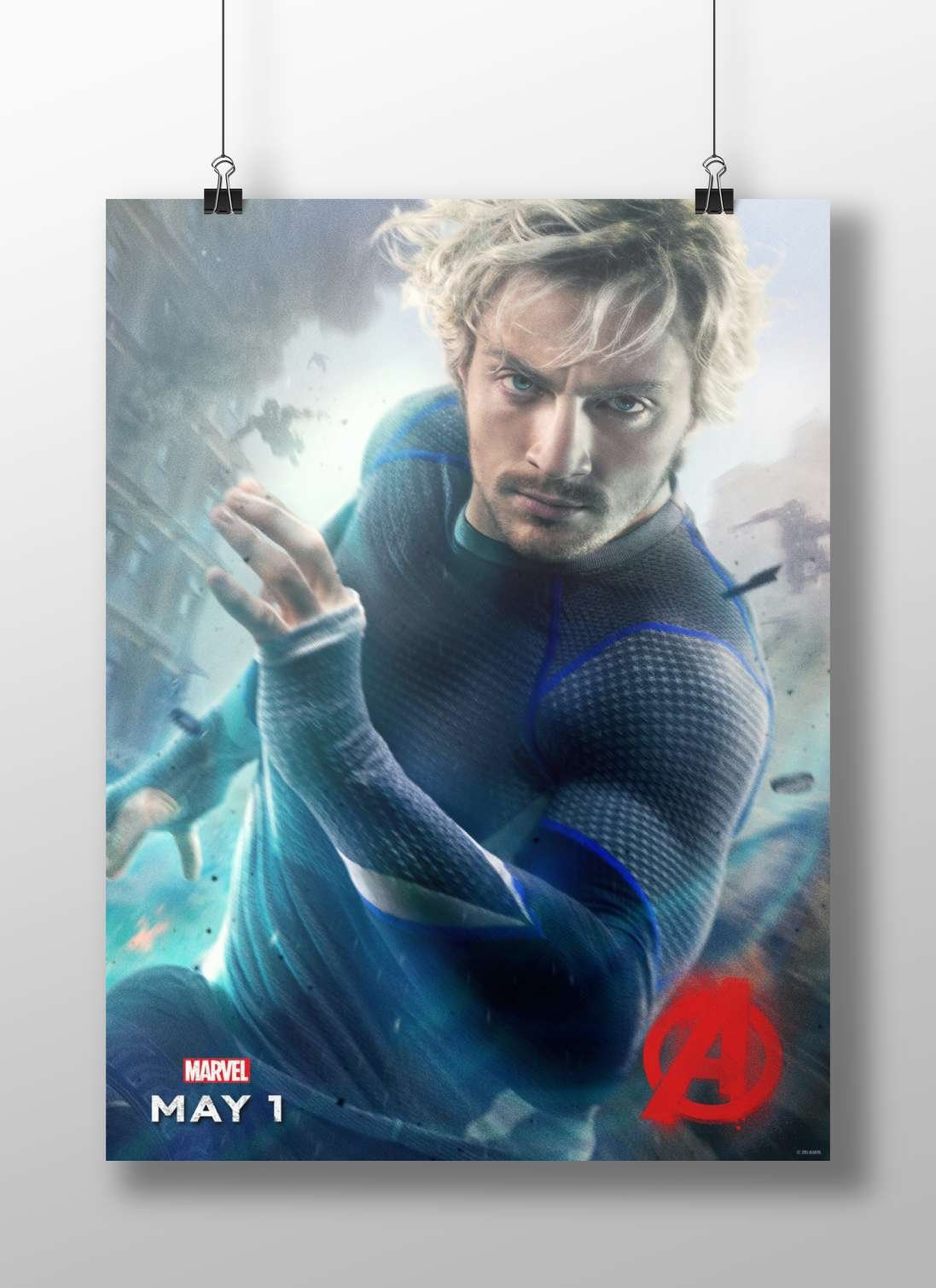 Pietro Maximoff (Quicksilver) from Marvel's Avengers franchise. Pietro Maximoff - Quicksilver Pop Art Poster