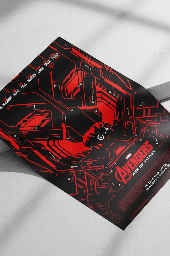 Avengers: Age of Ultron (Marvel Cinematic Universe film) Iron Man - Blueprint Poster