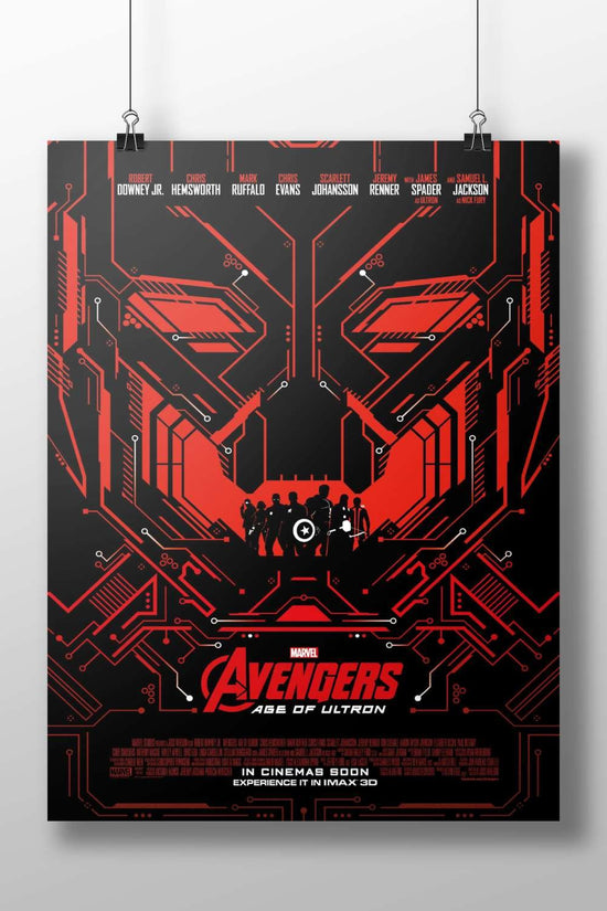 Avengers: Age of Ultron (Marvel Cinematic Universe film) Iron Man - Blueprint Poster
