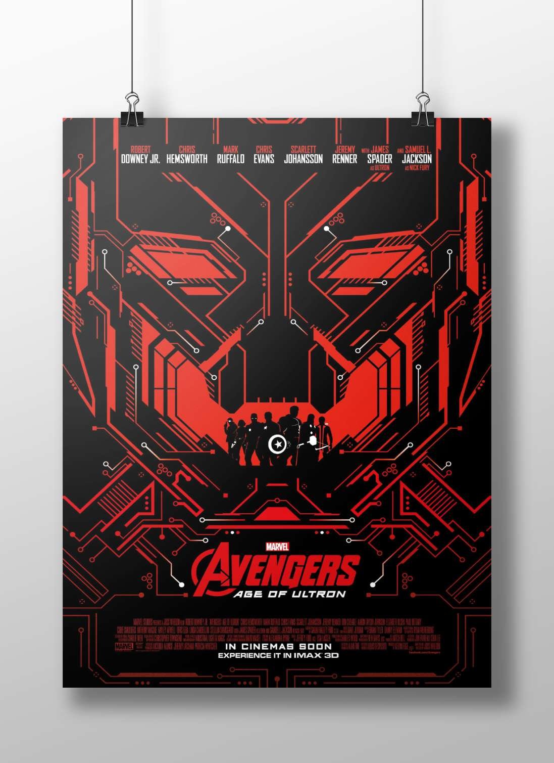 Avengers: Age of Ultron (Marvel Cinematic Universe film) Iron Man - Blueprint Poster