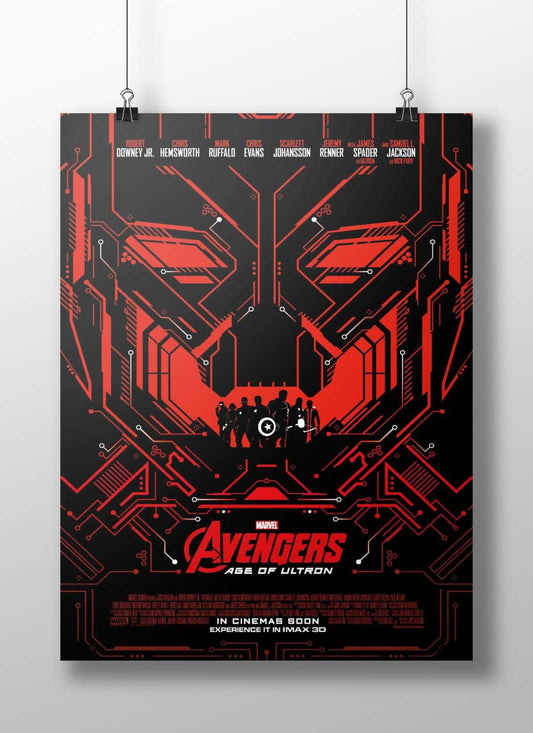 Avengers: Age of Ultron (Marvel Cinematic Universe film) Iron Man - Blueprint Poster