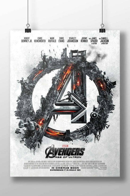 Avengers: Age of Ultron (Marvel Cinematic Universe movie) Vision - Infinity Gauntlet Poster