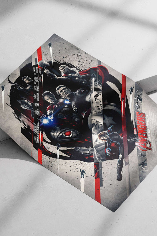 Marvel's Avengers: Age of Ultron (featuring Iron Man, Captain America, Thor, Black Widow, and Hawkeye).