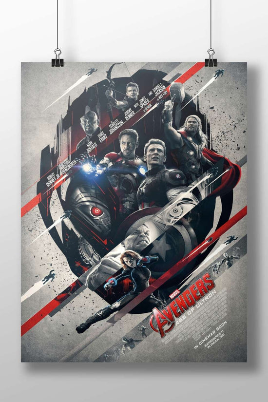 Marvel's Avengers: Age of Ultron (featuring Iron Man, Captain America, Thor, Black Widow, and Hawkeye).
