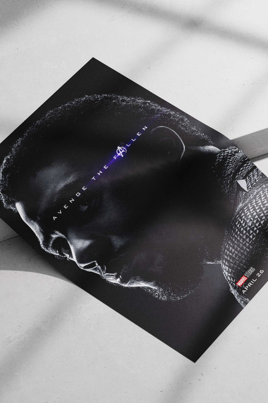 T'Challa (Black Panther) from Marvel Studios' Avengers franchise T'Challa - Black Panther Noir Poster