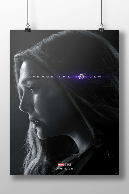Natasha Romanova (Black Widow) from Marvel Cinematic Universe Black Widow - Noir Icon Poster