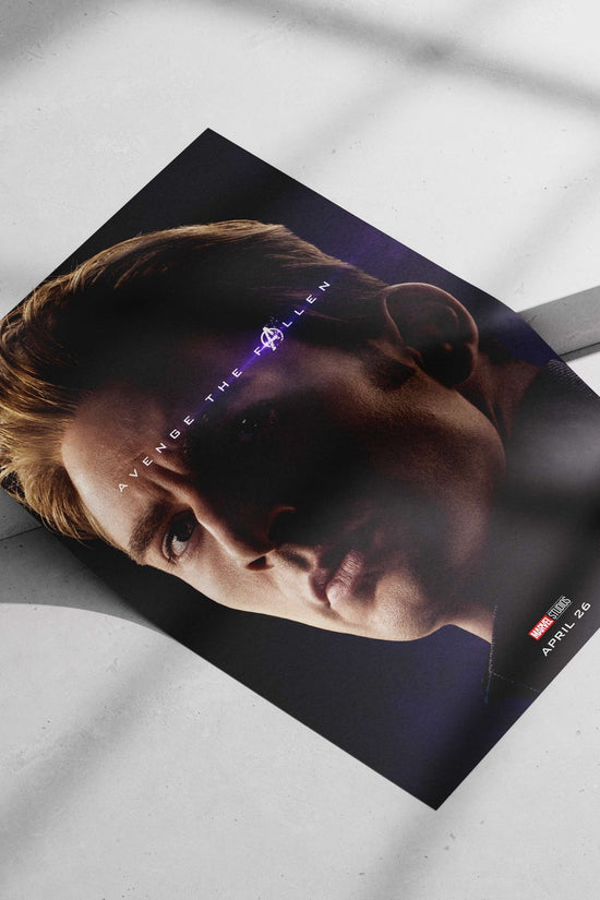 Captain America (Steve Rogers) from Marvel Studios' Cinematic Universe Captain America - Iconic Shield Poster