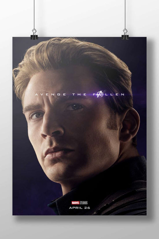 Captain America (Steve Rogers) from Marvel Studios' Cinematic Universe Captain America - Iconic Shield Poster