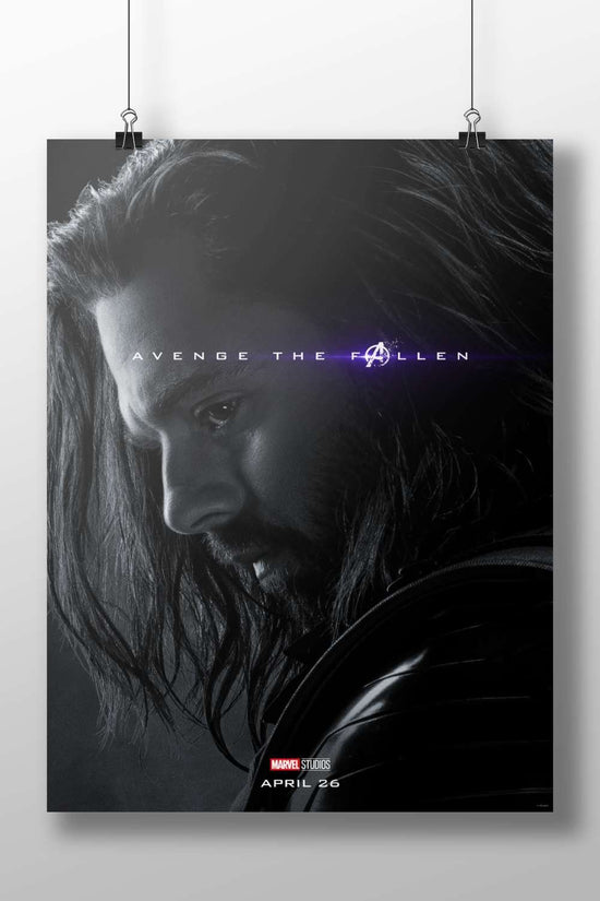Bucky Barnes (Winter Soldier) from Marvel Studios' Avengers franchise Bucky Barnes - Winter Soldier Poster
