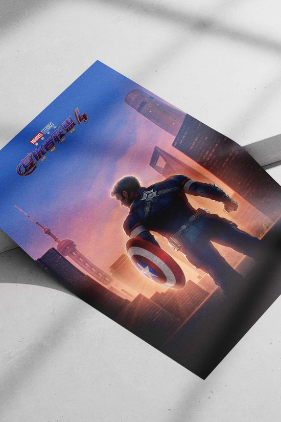Captain America (Steve Rogers) from Marvel's Avengers franchise, specifically Avengers: Endgame (复仇者联盟4) Captain America -